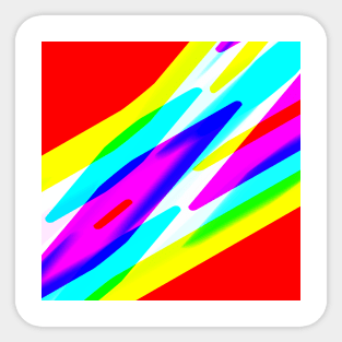 colorful abstract texture design Sticker